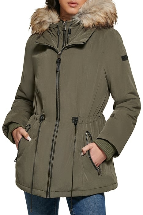 ZIPFRT W/BIB ANORAK OLIVE 1