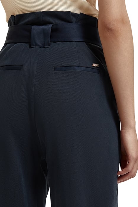 DAISY - HIGH RISE STRAIGHT LEG PAPER BAG PANT NIGHT 8