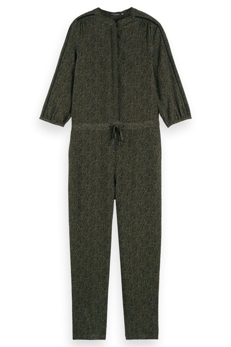 PRINTED JUMPSUIT LEOPARD SPOT GREEN 3