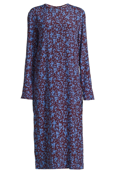 PRINTED CREPE MIDI DRESS PORT ROYALE 3