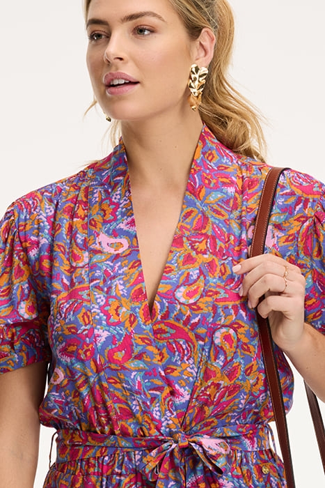 LADIES FRANCIS JUMPSUIT SICILIAN FLOWER PURPLE SICILIAN FLOW 8