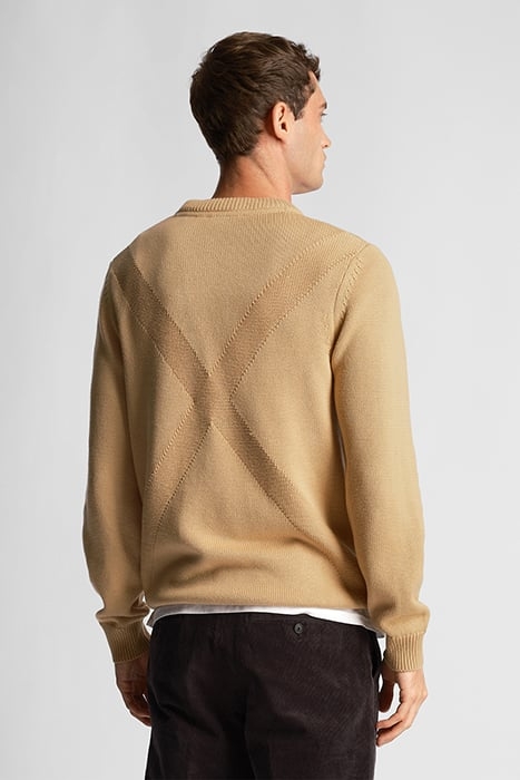 INSIGNIA CREW NECK JUMPER CAIRNGORMS KHAKI 2