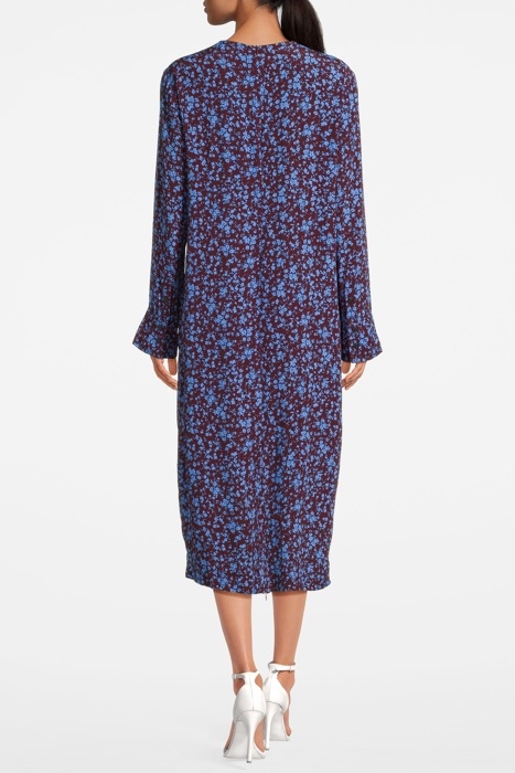 PRINTED CREPE MIDI DRESS PORT ROYALE 2