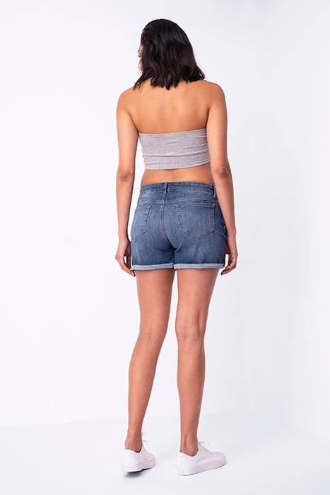 DENIM MATERNITY SHORTS BLUE 2