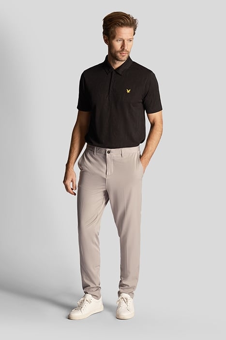 MONOGRAM JACQUARD POLO SHIRT JET BLACK 3