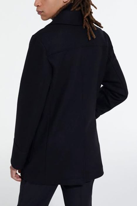 CABAN MI LONG MULTI POCHES BLACK 2