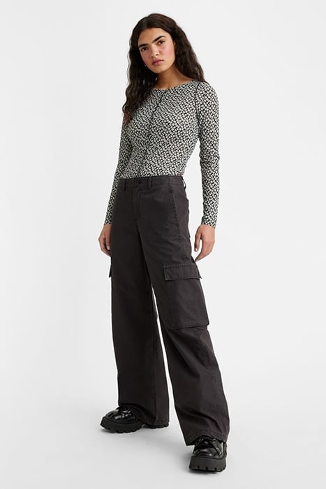 BAGGY CARGO PANT BLACK 6