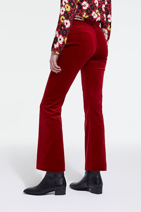 PANTALON COSTUME DETAIL BAS EVASE RED 2