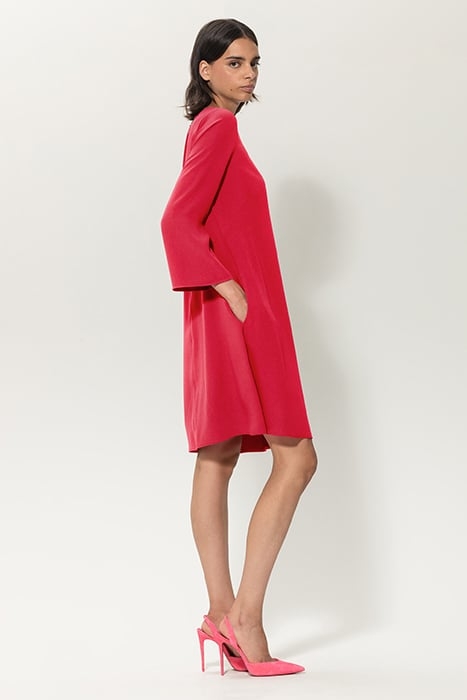 MINI DRESS WITH ¾ SLEEVES BRIGHT RED 5