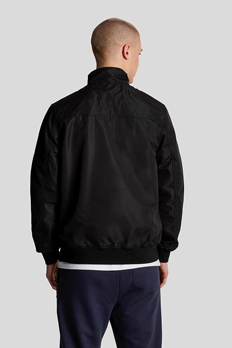 MESH BACKED FUNNEL NECK JACKET JET BLACK 2