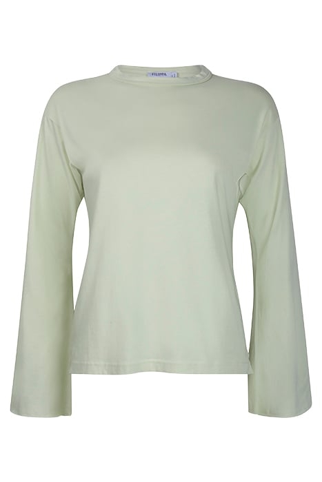 LONG-SLEEVE TEE PALE GREEN 1