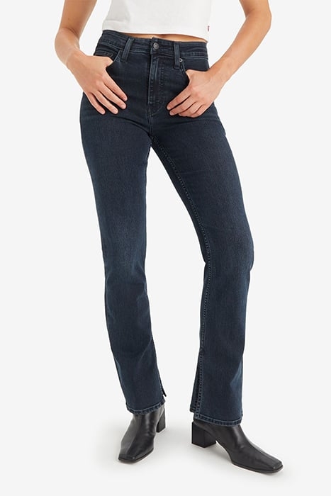 725 FLARED JEANS NAVY 1