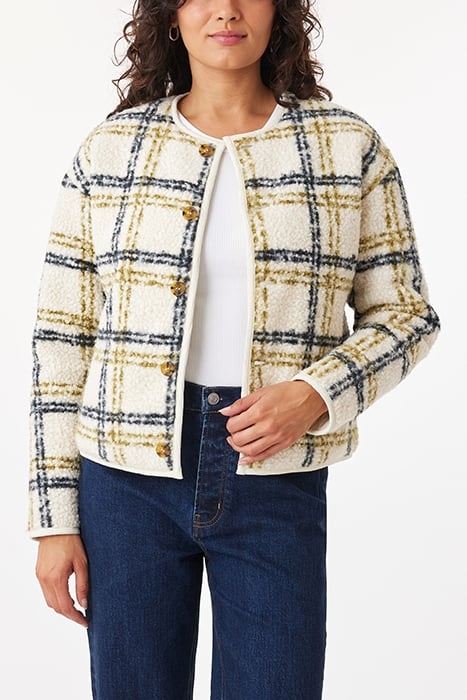 REVERSIBLE JACKET FIR GREEN/BLACK PLAID 3