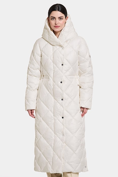 SAGA WNS COAT L WHITE FOAM 1