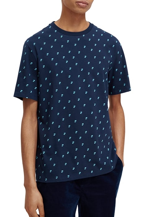 MUSICAL NOTE AOP T-SHIRT STEEL 1