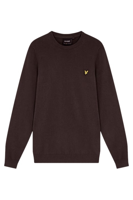 COTTON MERINO CREW JUMPER SEDIMENT 4