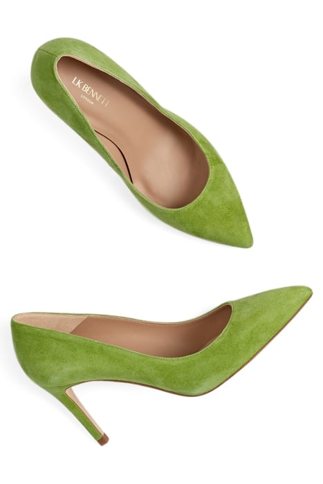 FLORET POINTED COURT HEEL GREEN 3