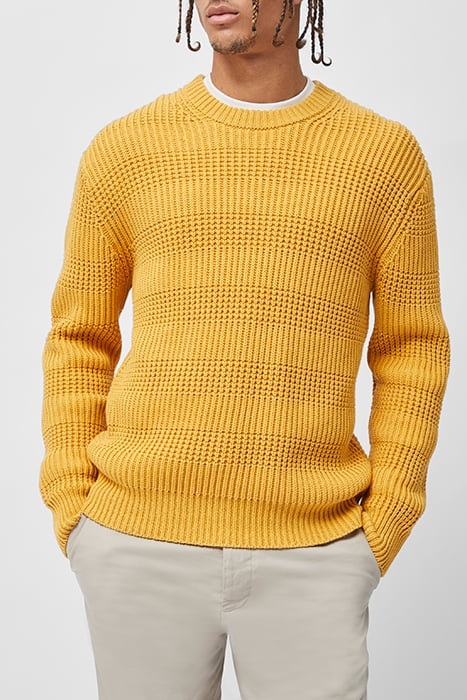 CHUNKY COTTON JUMPER YELLOW 1