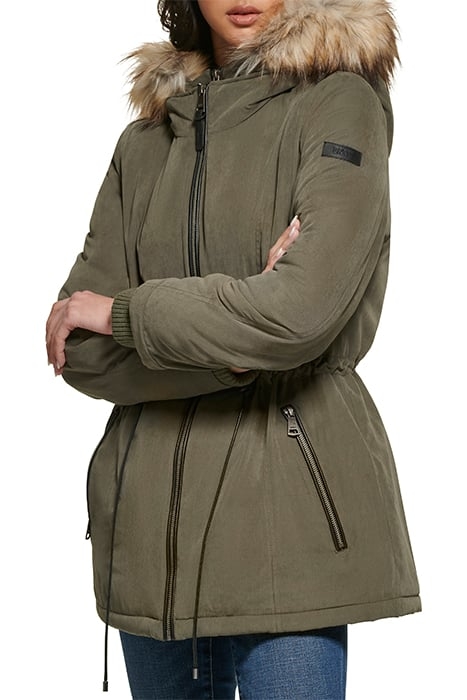 ZIPFRT W/BIB ANORAK OLIVE 5