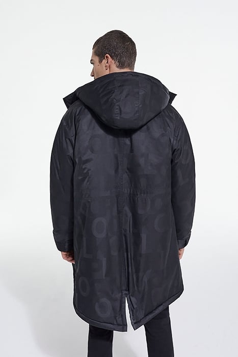 PARKA DOUBLEE DE FAUX MOUTON BLACK 2