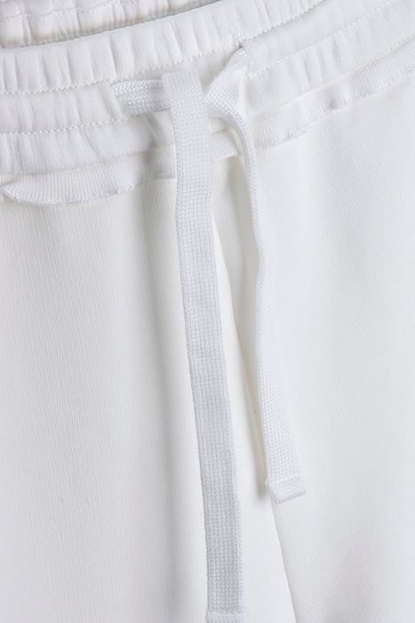 FRILL EDGE JOGGER WHITE CHAL 3