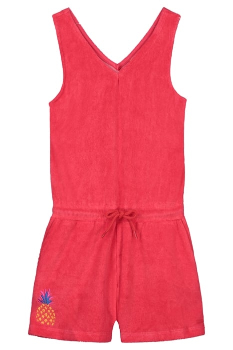 GIRLS FES JUMPSUIT TOWELING BLOSSOM PINK 1