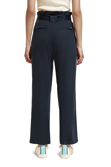 DAISY - HIGH RISE STRAIGHT LEG PAPER BAG PANT NIGHT 2