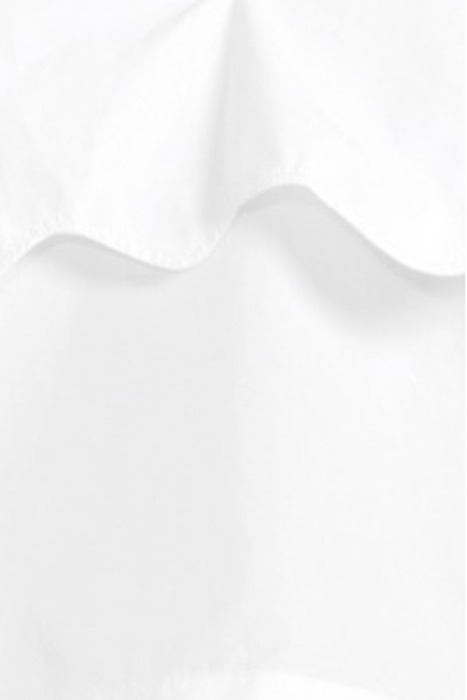 COTTON POPLIN RHYTHM COLLAR BLOUSE BRIGHT WHITE 5