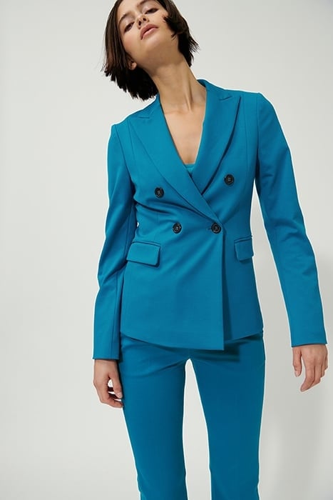PUNTO-MILANO BLAZER DEEP TURQUOISE 1