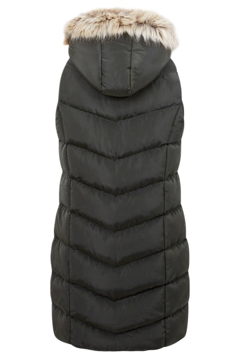 FUR CHEV MIX GILET M KHAKI 2