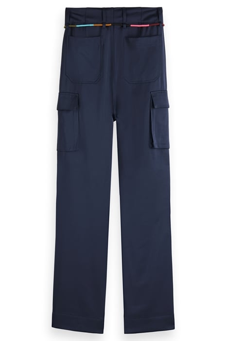 FAYE - HIGH RISE RELAXED TAPERED LEG PAPER BAG UTILITY PANT 5