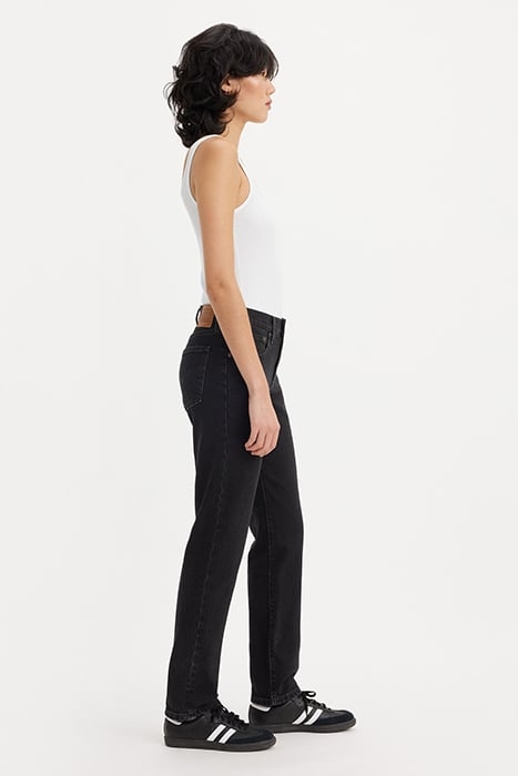 MIDDY STRAIGHT JEANS BLACK 6