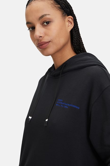 HOODIE WITH KANGAROO POCKET, TRANSFER AND EMBROIDERY DETAIL 7