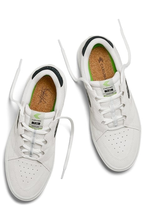 T20 PRO VINTAGE WHITE SUEDE OFF-WHITE MESH SNEAKER 3