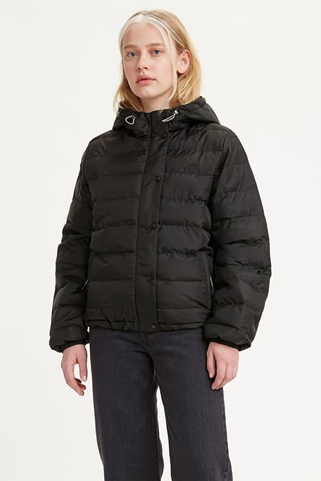 EDIE PUFFER JACKET IN BLACK 1