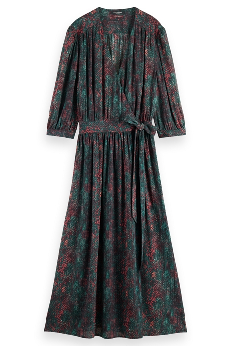 MIDI WRAP DRESS SNAKE 3