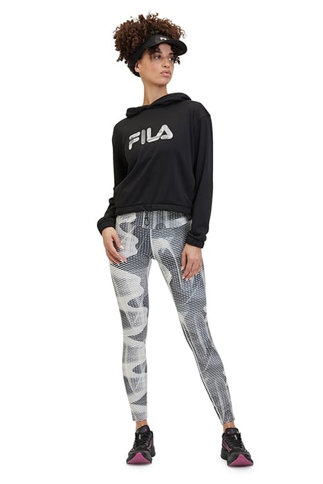 TAVEL AOP TIGHTS BLACK FINGER PRINT AOP 3