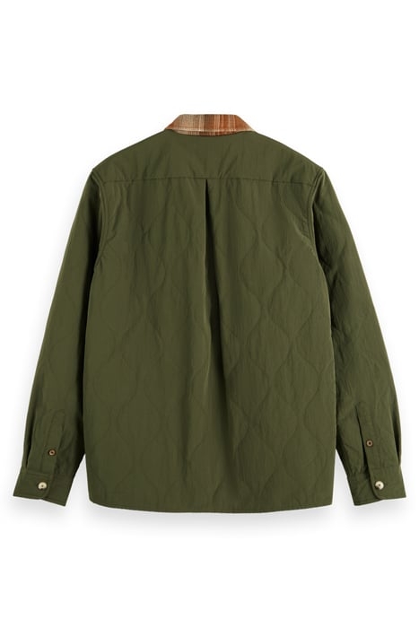 CHECKED FLANNEL OVERSHIRT DEEP TOFFEE CHECK 2