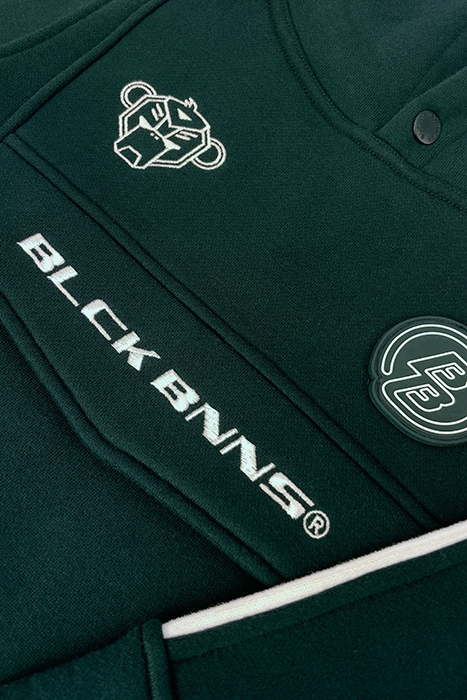 ANORAK STRIPE HOODIE PINE GREEN 6