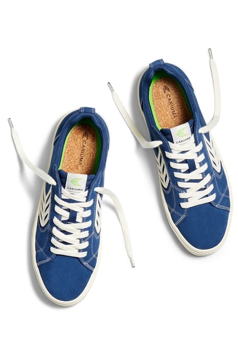 UNISEX CATIBA PRO SKATE BLUE SUEDE AND CANVAS SNEAKER 3