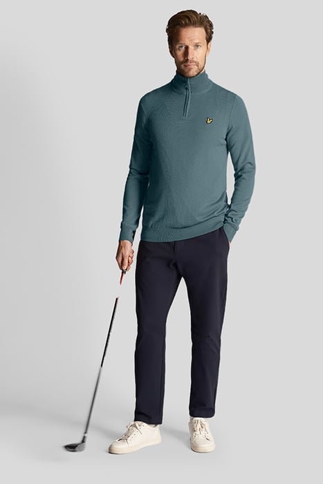 GOLF CORE 1/4 ZIP MERINO MIX IRON BLUE 4