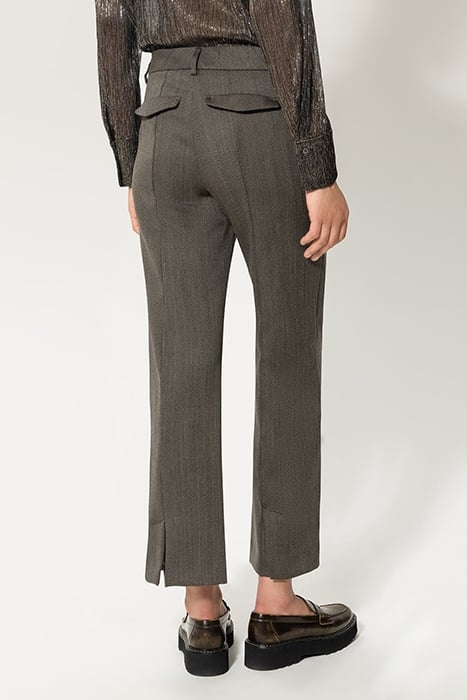 TWEED BABYFLARE PANTS THE FANCY KHAKI TWEED 2