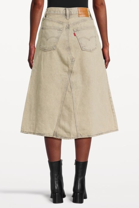 HR DENIM SKIRT BEIGE 2