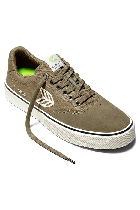 UNISEX NAIOCA SKATE BURNT SAND SUEDE AND CANVAS SNEAKER 2