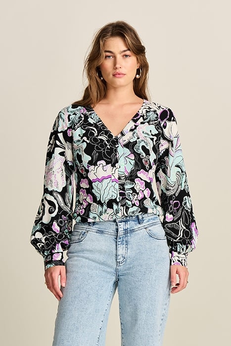 BLOUSE - ISLAND LIFE MULTI COLOUR 1