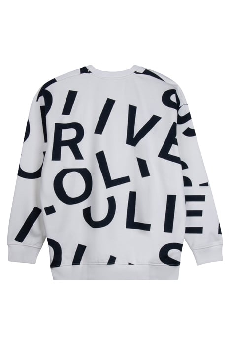 S.OLIVER SWEATSHIRTS WHITE PRINT 2