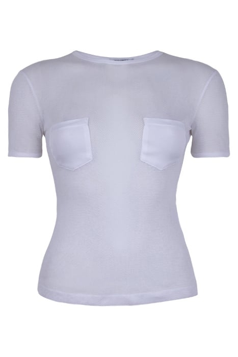 MESH TEE WHITE 1
