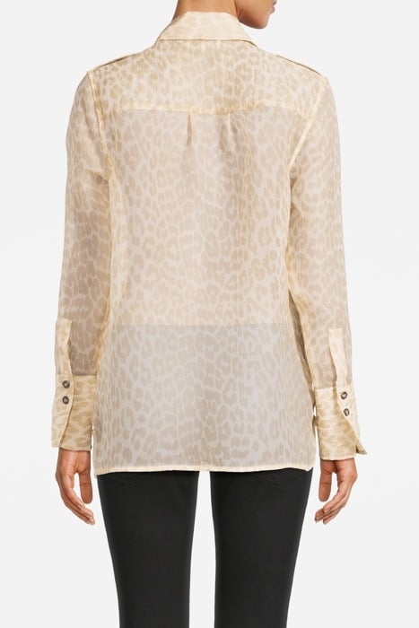 ORGANZA SHIRT OYSTER GRAY 2