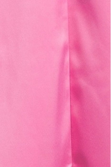 DOUBLE SATIN HALTER-NECK DRESS WILD ORCHID 5