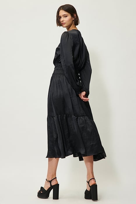 FLOUNCE DRESS BLACK 4